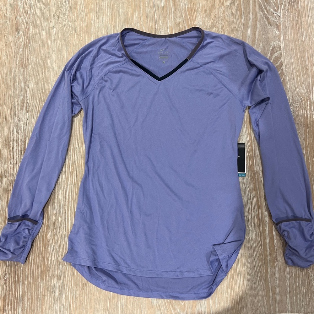 Nike Lavender Women's Long Sleeve Top